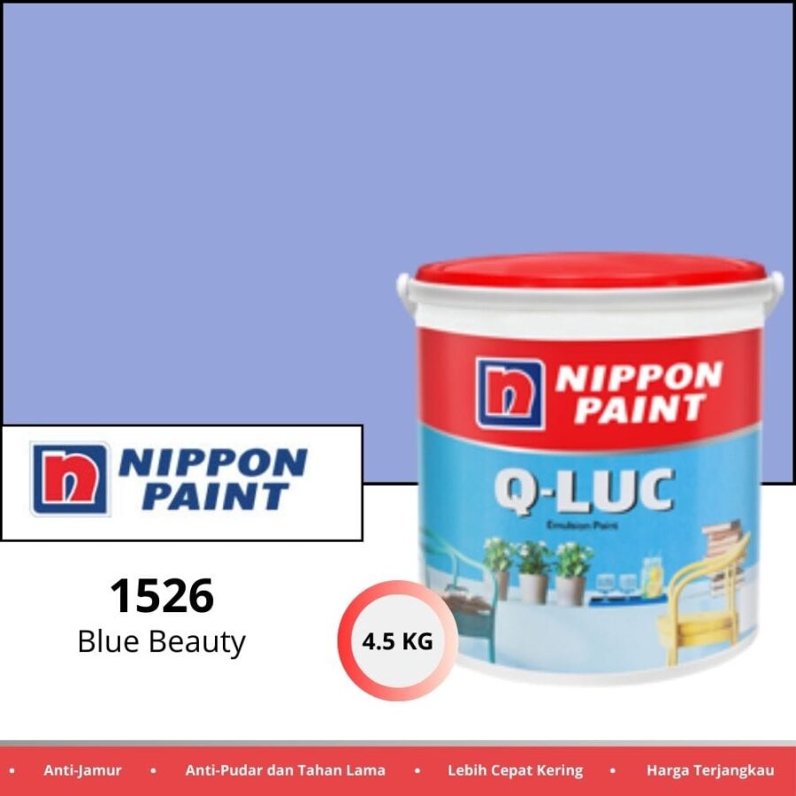 Qluc 4.5 Kg 1526 Blue Beauty - Cat Tembok Pontianak