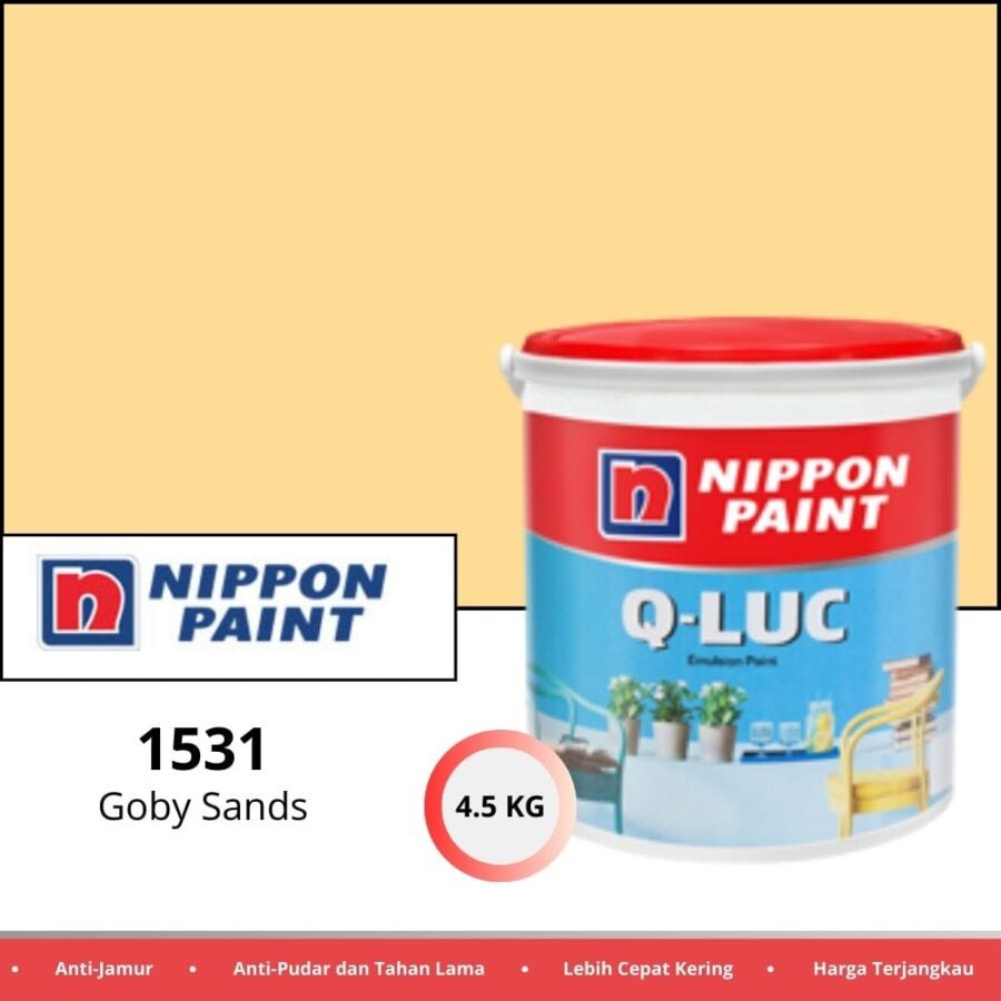 Qluc 4.5 Kg 1531 Goby Sands - Cat Tembok Pontianak