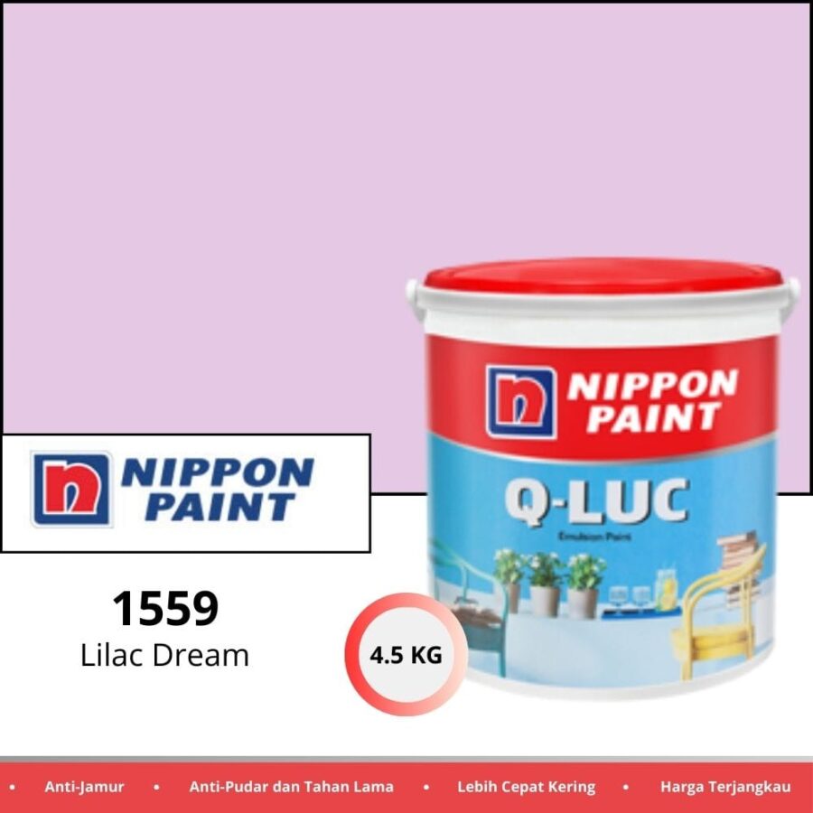 Qluc 4.5 Kg 1559 Lilac Dream - Cat Tembok Pontianak