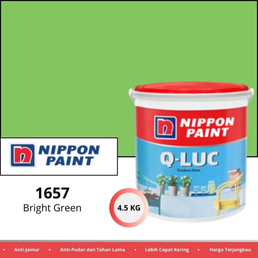 Qluc 4.5 Kg 1657 Bright Green - Cat Tembok Pontianak