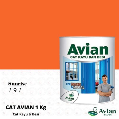 Avian Cat Kayu & Besi 1 Kg 191 Sunrise - Cat Kayu dan Besi Pontianak