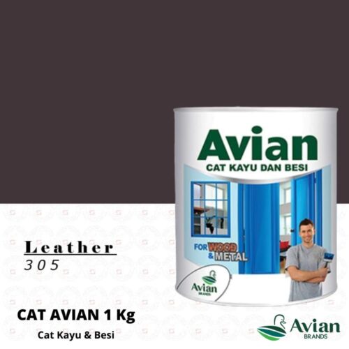 Avian Cat Kayu & Besi 1 Kg 305 Leather - Cat Kayu dan Besi Pontianak