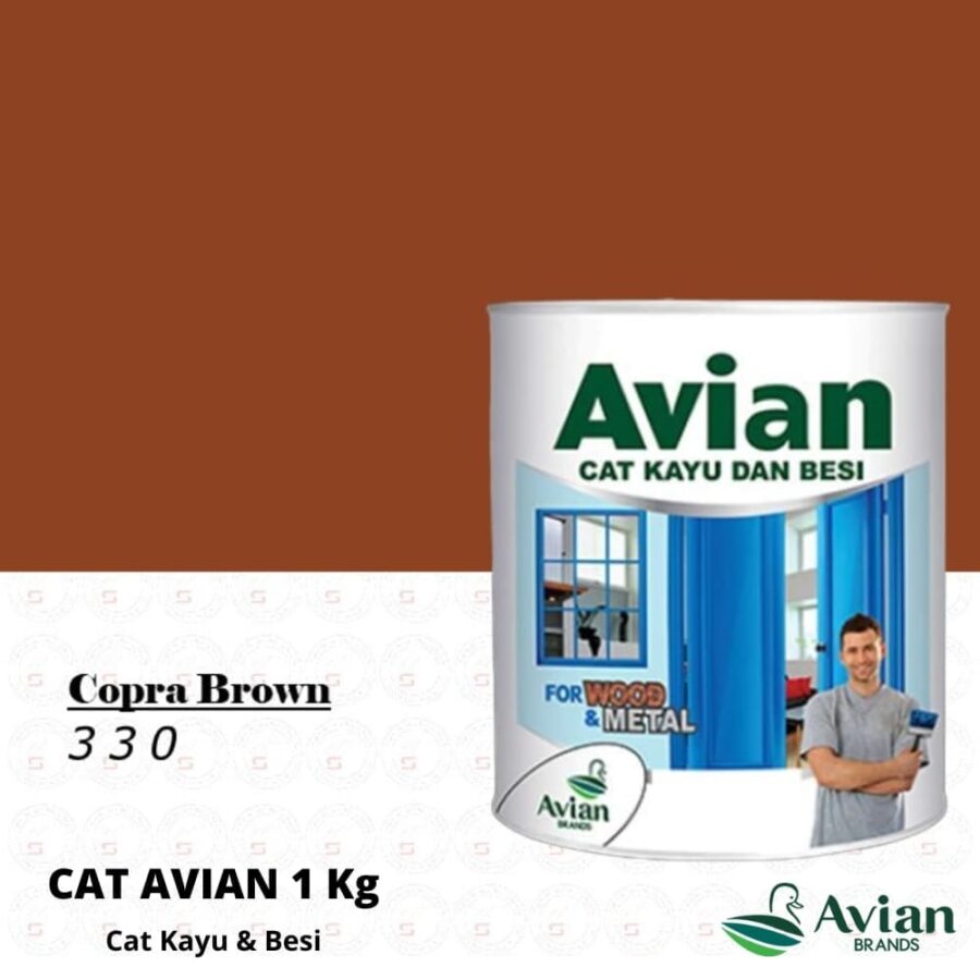 Avian Cat Kayu & Besi 1 Kg 330 Copra Brown - Cat Kayu dan Besi Pontianak