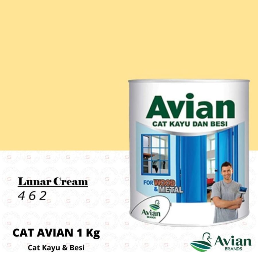 Avian Cat Kayu & Besi 1 Kg 462 Lunar Cream - Cat Kayu dan Besi Pontianak