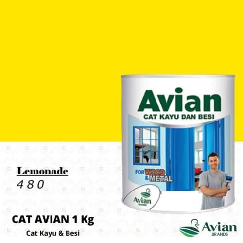 Avian Cat Kayu & Besi 1 Kg 480 Lemonade - Cat Kayu dan Besi Pontianak