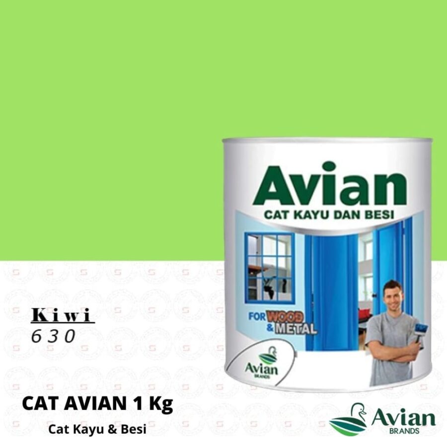 Avian Cat Kayu & Besi 1 Kg 630 Kiwi - Cat Kayu dan Besi Pontianak