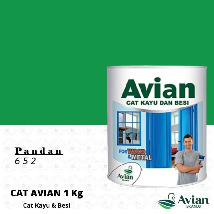 Avian Cat Kayu & Besi 1 Kg 652 Pandan - Cat Kayu dan Besi Pontianak