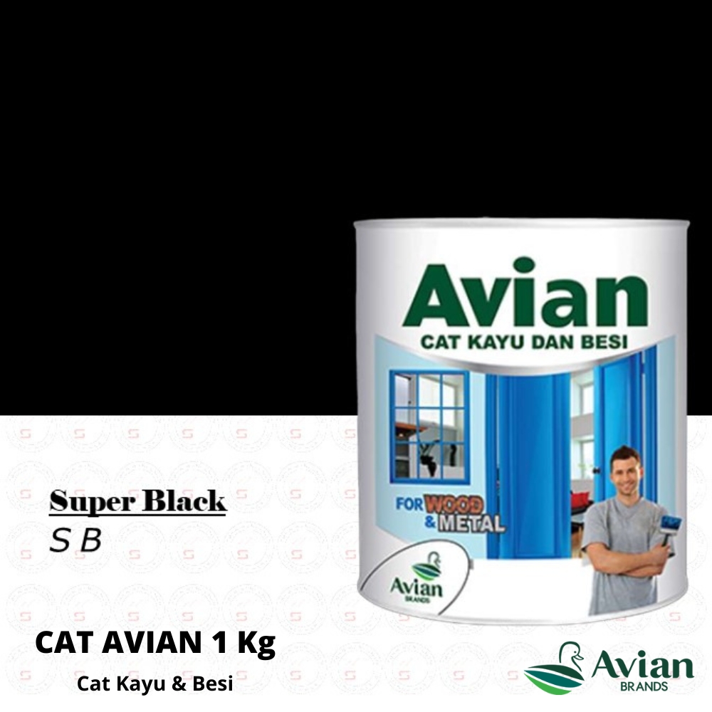 Avian 1 Kg Cat Minyak Kayu & Besi (Doff)