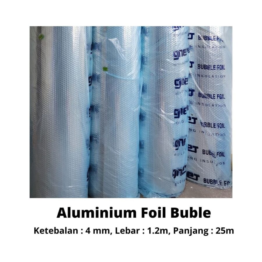 Aluminium Foil Bubble 4 Mm 1.2Mx25M - Aluminium Pontianak