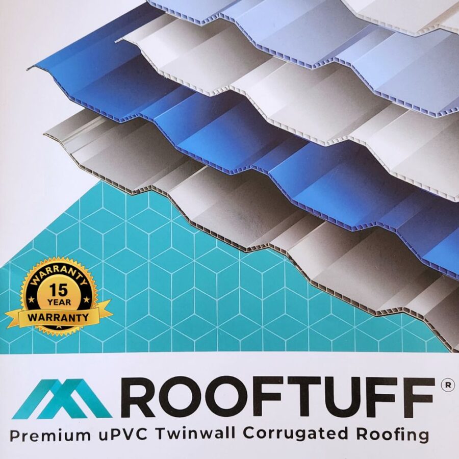 Atap UPVC Double Layar Rooftuff Twin Wall 870 - Atap Pontianak