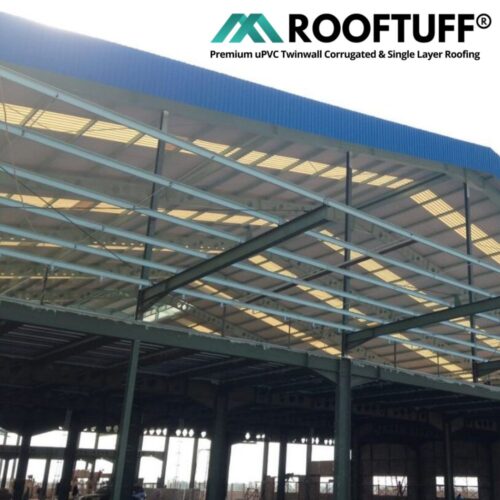 Atap UPVC Double Layar Rooftuff Twin Wall 870 - Atap Pontianak