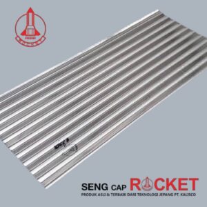 Atap Seng Gelombang Roket Ukuran 90 x 180 cm