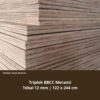 triplek 12 mm meranti