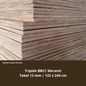 triplek 12 mm meranti
