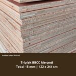 triplek 15 mm meranti