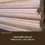 triplek 4 mm meranti
