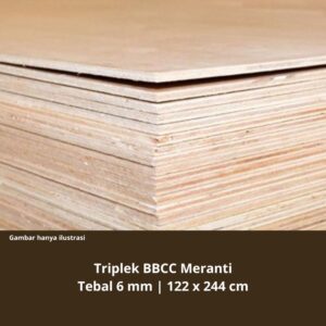 triplek 6 mm meranti