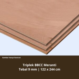 triplek 9 mm meranti