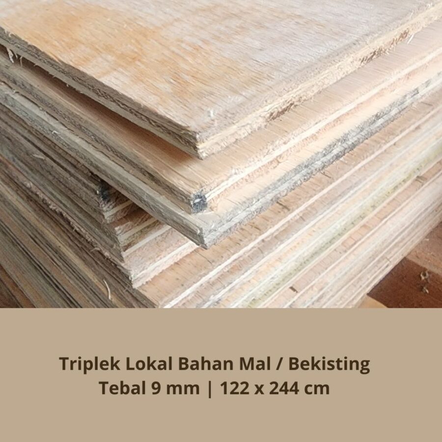 triplek lokal 9 mm
