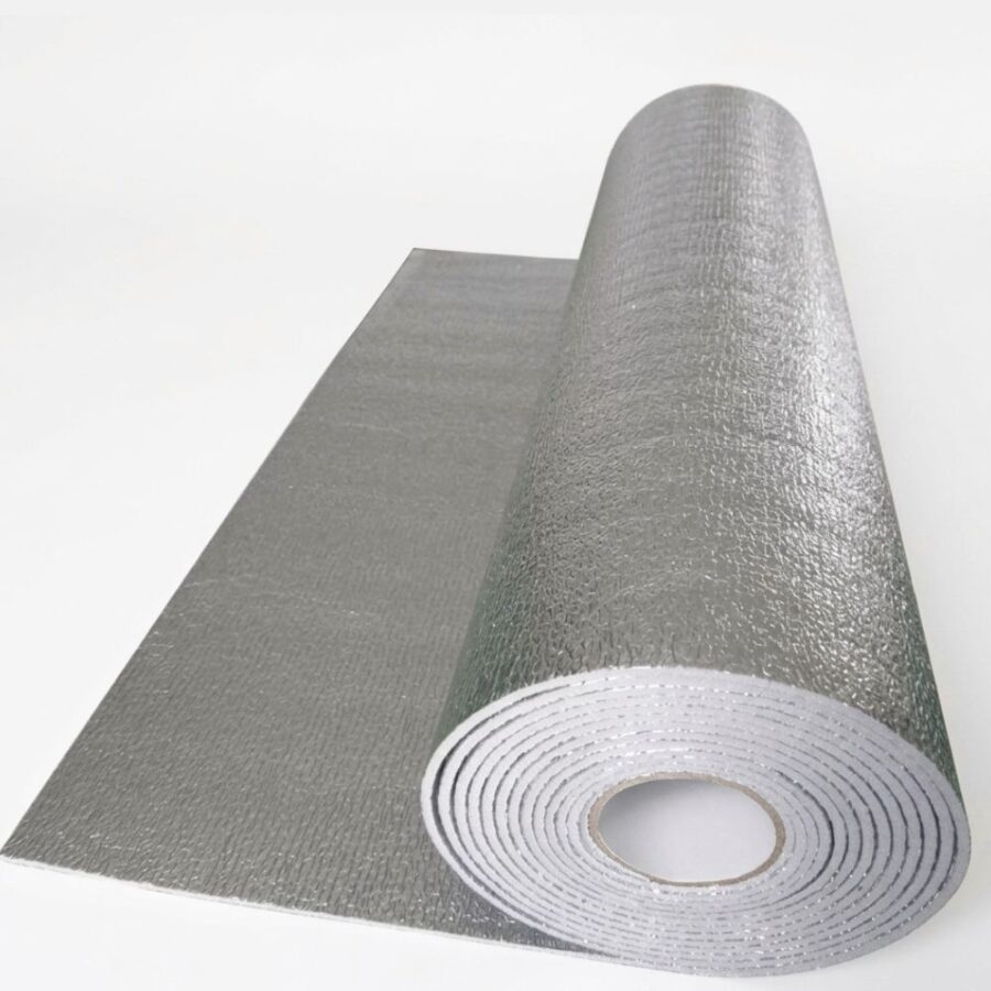 Aluminium Foil Foam 4 mm 1.2 m x 25 m - Peredam Panas Atap Pontianak
