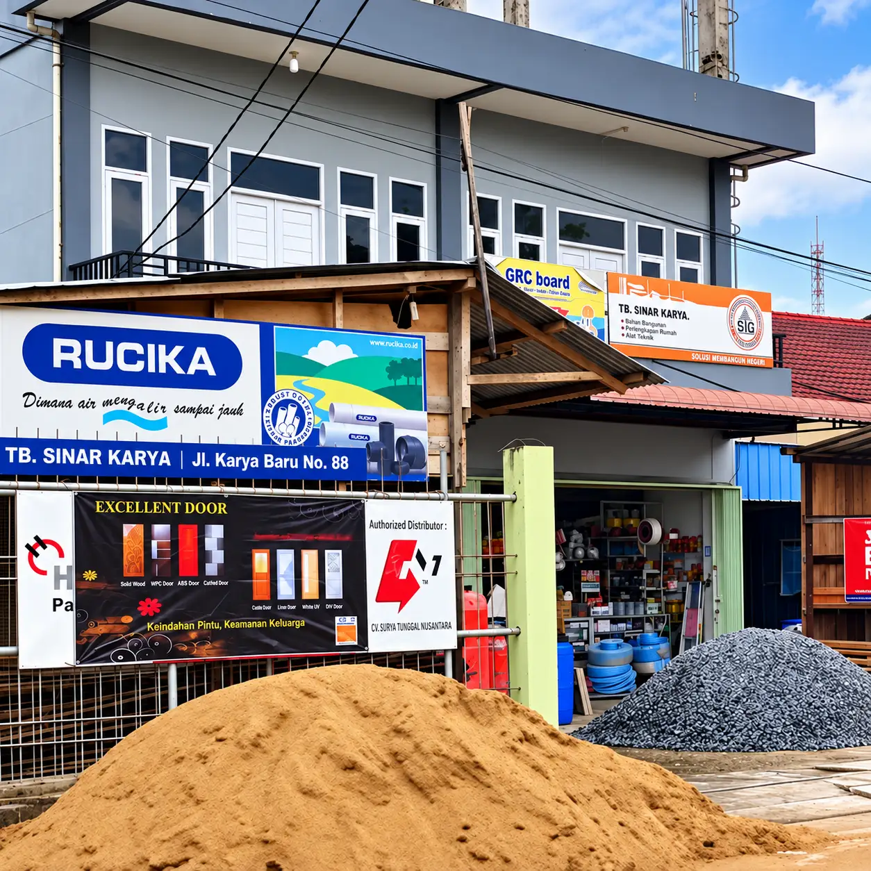 Material Bangunan Lengkap untuk Rumah, Renovasi & Proyek