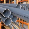Pipa Pralon UPVC D 2 1/2 Inch warna abu untuk instalasi air di Pontianak