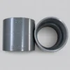 Socket PVC Pralon 2 1/2 inch DV warna abu-abu, tampak depan dan dalam